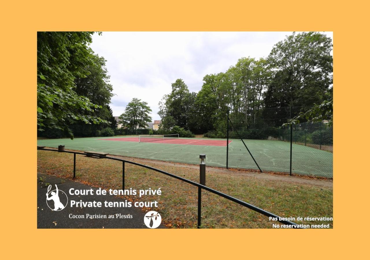 Le Plessis-BouchardCocon Parisien Au Plessis - Court De Tennis Prive公寓 外观 照片